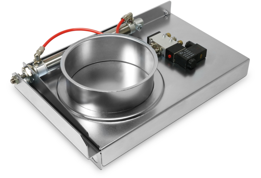 Trappe de fermeture à guillotine électropneumatique Ø 350 mm | Felder